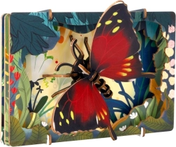 EscapeWelt puzzle en bois 3D papillon