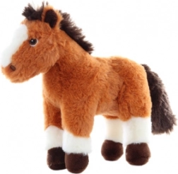 Cheval en peluche 23 cm