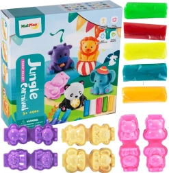 Set de pâte à modeler jungle – animaux