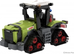 Jeu de construction BRIXIES Plus Claas Xerion 12.650 Terra Trac tracteur à chenilles