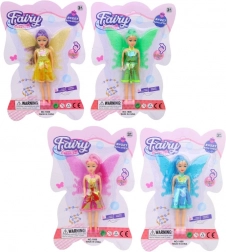 Poupée Fée 15,5 cm en 4 couleurs