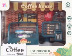 Café en plastique pour enfants avec caisse