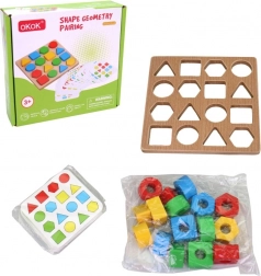 Jeu éducatif en bois pour développer la mémoire