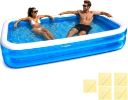 Piscine familiale gonflable pour enfants Trizand 262 × 175 × 50 cm