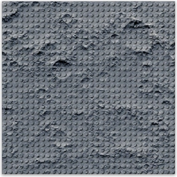 Plaque de construction design Paysage lunaire 25,5 x 25,5 cm