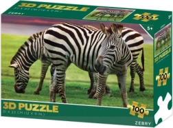 Puzzle 3D zèbres 100 pièces