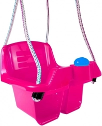 Balançoire seau pour enfants rose