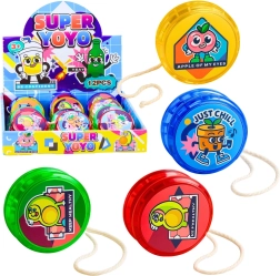 Yo-yo classique avec effets LED 6 cm, assortiment de couleurs