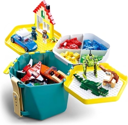 Seau Sluban avec briques – vert