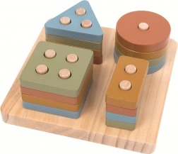 2kids formes colorées à encastrer en bois
