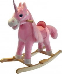 Licorne à bascule avec mélodie PlayTo, rose