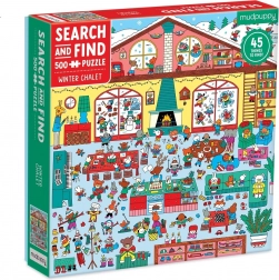 Puzzle Mudpuppy Chalet d'Hiver 500 Pièces