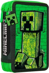 trousse à deux compartiments avec équipement Minecraft