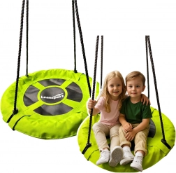 Balançoire de jardin pour enfants, Nids de cigogne verts, 60 cm