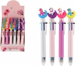 Stylo hexacolor avec licorne