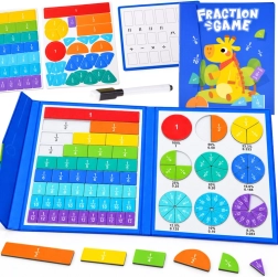 Kit magnétique pour apprendre les fractions aux enfants