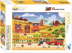 Puzzle BRAIN TREE Train de l’Ouest 1000 pièces