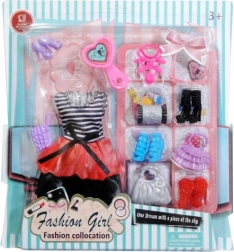 Tenue et accessoires pour poupée 29 cm