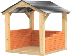 Mega jeu de construction Classic World briques EVA 55 pcs