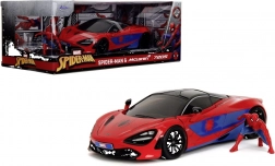 Jada Toys modèle McLaren 720S Spider-Man 1:24 en métal moulé avec figurine