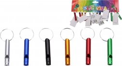 Porte-clés sifflet coloré