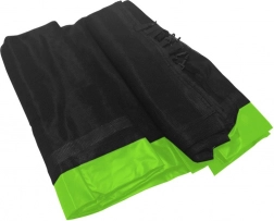 Filet de protection SKYRAMIZ pour trampoline de jardin 305 cm, 6 gaines – Vert