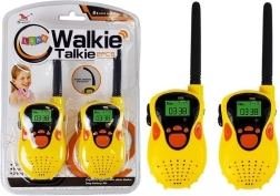 Talkie-walkie radio à ondes courtes portée 100 m jaune pour enfants