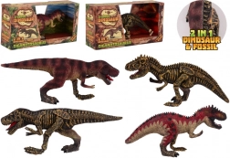 Grand dinosaure double face Animal World 30 cm