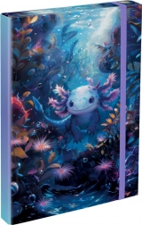 Chemises pour cahiers A4 Axolotl