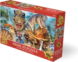 Puzzle 3D Selfie de dinosaures 100 pièces