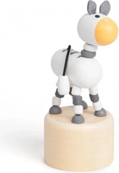 Zèbre Safari en bois articulé de Bigjigs Toys