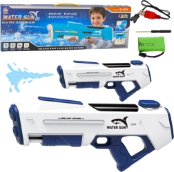 Pistolet à eau électrique de 61 cm, blanc