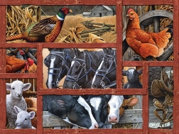 Puzzle COBBLE HILL Amis à la ferme XL, 275 pièces