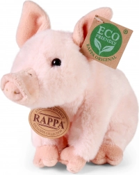 Petit cochon en peluche 18 cm éco-responsable