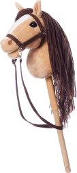 Cheval-bâton HoppiHorse Beige