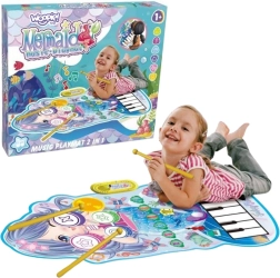 tapis musical 2-en-1 à motif de sirène Woopie