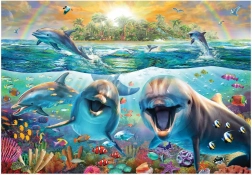 Puzzle Dauphins Souriants XL 260 pièces