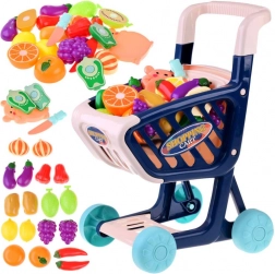 Chariot de courses + légumes et fruits à découper Shop fun 36 él. ZA4791