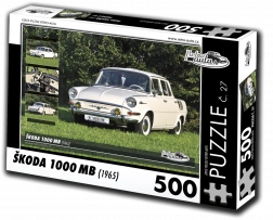 Puzzle RETRO-AUTA Škoda 1000 MB (1965) 500 pièces