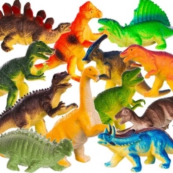 Set de 12 figurines de dinosaures