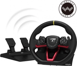 volant de course sans fil hori racing wheel apex pour ps5, ps4 et pc