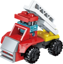 Qman Squros Extreme Changeable 3-en-1 Auto Flame avec échelle – jeu de construction