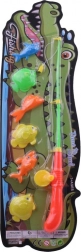 Jeu de pêche aux poissons sur carte 53 × 15 cm