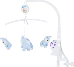 mobile musical suspendu Lapins bleus CHIPOLINO