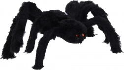 Grand araignée noire pour Halloween