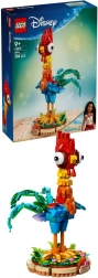 lego disney vaiana 2 heihei – figurine articulée à exposer