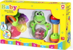 Ensemble de hochets et anneaux de dentition pour enfants, 3 pièces