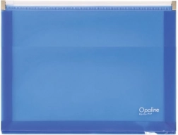 Pochette zippée A5 Opaline bleu