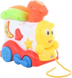 Locomotive à tirer avec sifflet pour enfants