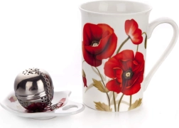 Service à thé en 3 pièces Red Poppy